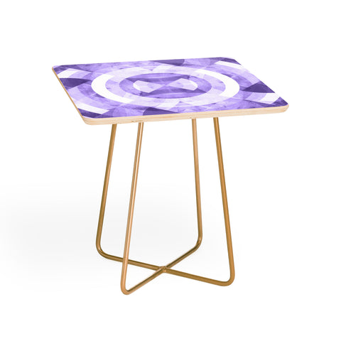 Fimbis Violet Circles Side Table