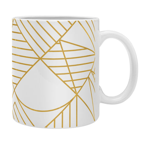 Fimbis Whackadoodle White and Gold Coffee Mug