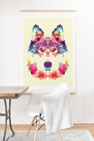 Fimbis Wolfie Art Print And Hanger