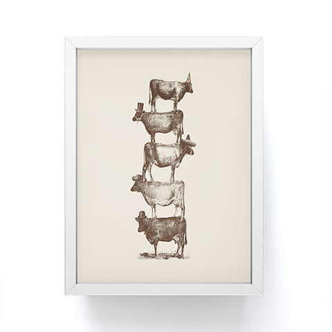Florent Bodart Cow Cow Nuts Framed Mini Art Print