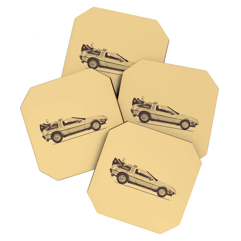 Florent Bodart Famous Cars 3 Coaster Set