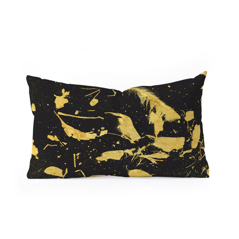 Florent Bodart Gold Blast Oblong Throw Pillow