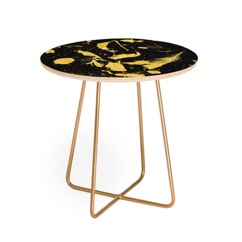 Florent Bodart Gold Blast Round Side Table