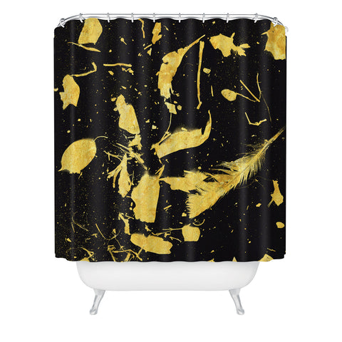 Florent Bodart Gold Blast Shower Curtain