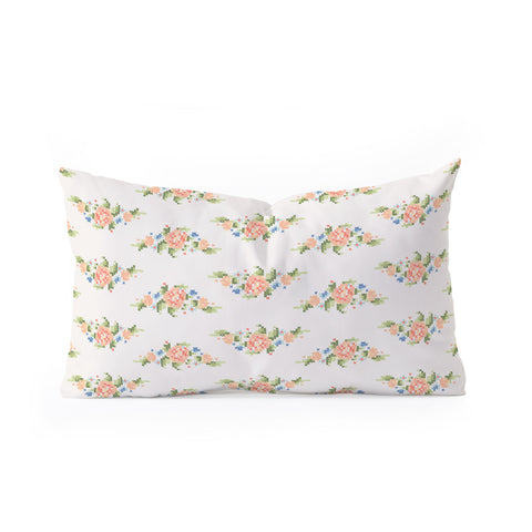 Florent Bodart Kitsch pattern Oblong Throw Pillow