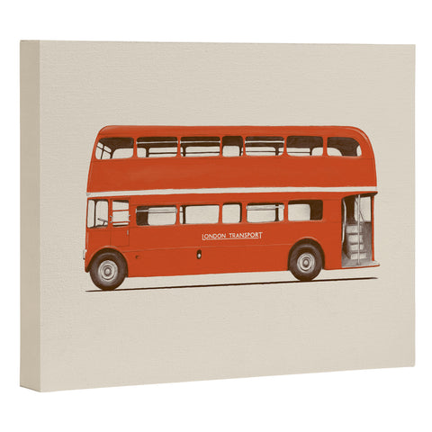 Florent Bodart London Bus Art Canvas