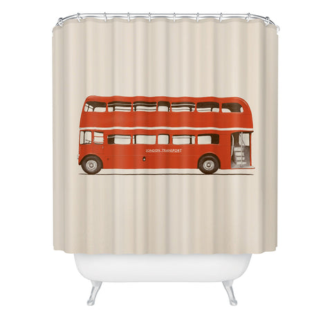 Florent Bodart London Bus Shower Curtain