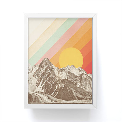 Florent Bodart Mountainscape 1 Framed Mini Art Print