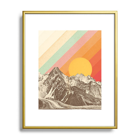 Florent Bodart Mountainscape 1 Metal Framed Art Print