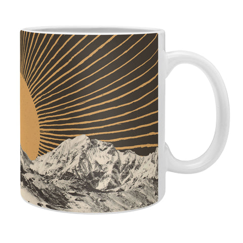 Florent Bodart Mountainscape 6 Night Sun Coffee Mug