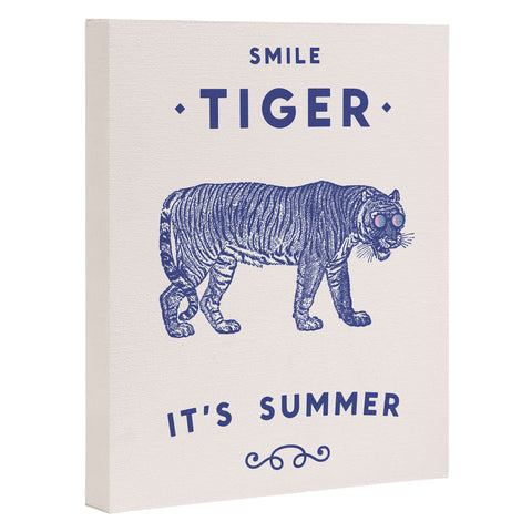 Florent Bodart Smile Tiger Art Canvas