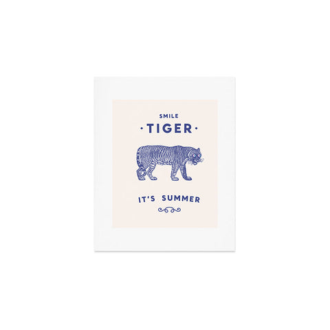 Florent Bodart Smile Tiger Art Print