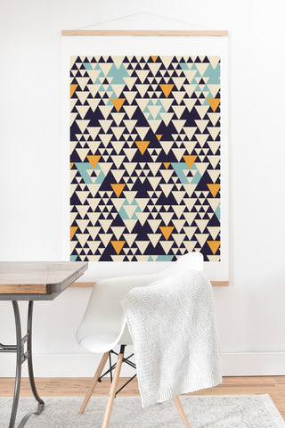 Florent Bodart Triangles and triangles Art Print And Hanger