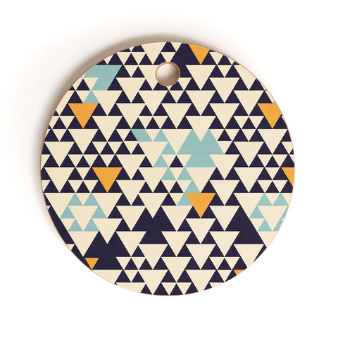 Florent Bodart Triangles and triangles Cutting Board Round