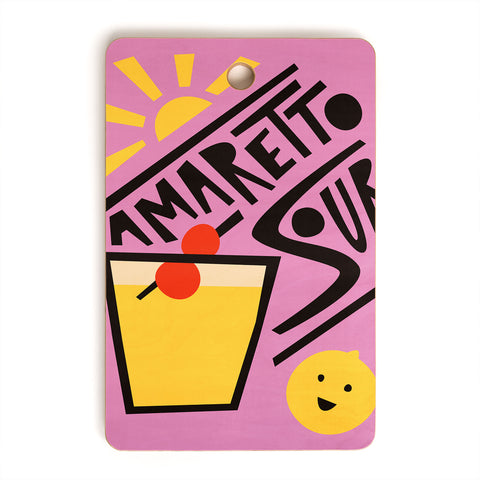 Fox And Velvet Amaretto Sour Cocktail Cutting Board Rectangle