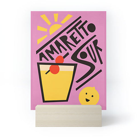 Fox And Velvet Amaretto Sour Cocktail Mini Art Print