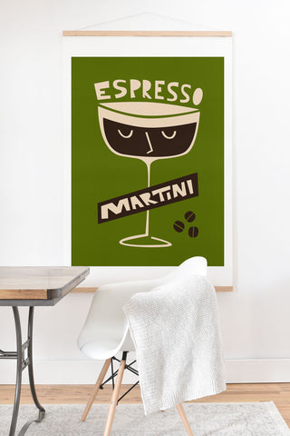 Fox And Velvet Espresso Martini Art Print And Hanger