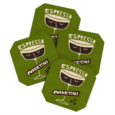 Fox And Velvet Espresso Martini Coaster Set