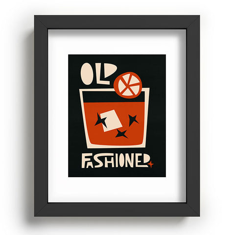 Fox And Velvet Old Fashioned Cocktail Recessed Framing Rectangle