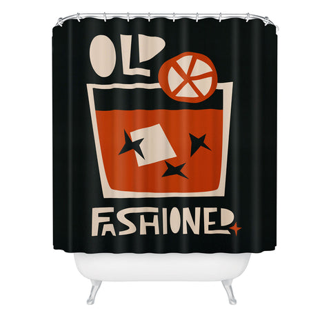 Fox And Velvet Old Fashioned Cocktail Shower Curtain