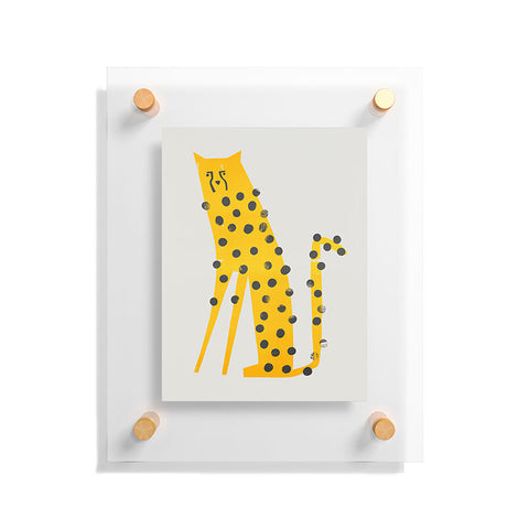 Fox And Velvet Speedy Cheetah Floating Acrylic Print