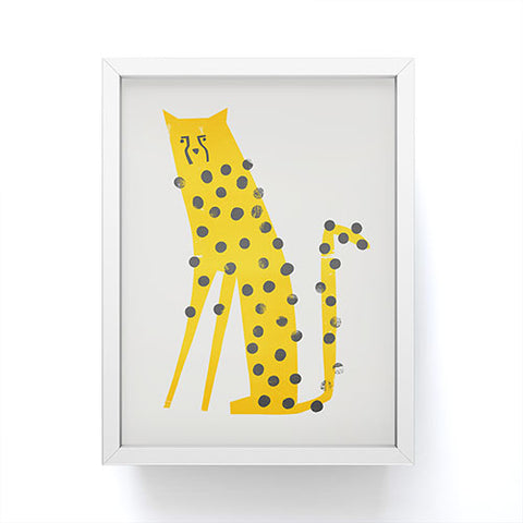 Fox And Velvet Speedy Cheetah Framed Mini Art Print