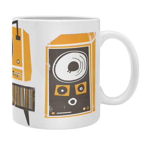 Fox And Velvet Vinyl Deck And Speakers Coffee Mug