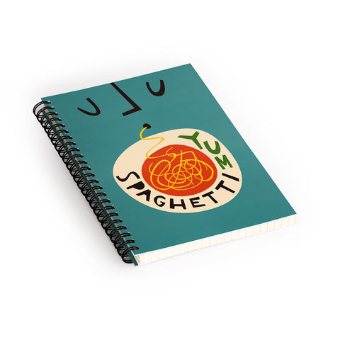 Fox And Velvet Yum Spaghetti Spiral Notebook