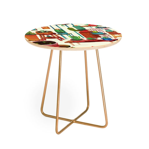 Francisco Fonseca big cactus room Round Side Table