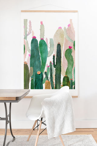 Francisco Fonseca Cactus Forest Art Print And Hanger