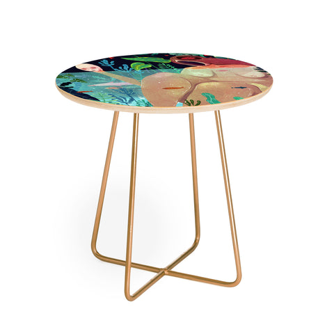 Francisco Fonseca naked underwater Round Side Table