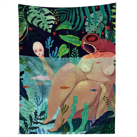 Francisco Fonseca naked underwater Tapestry