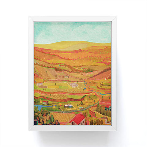 Francisco Fonseca portuguese landscape Framed Mini Art Print