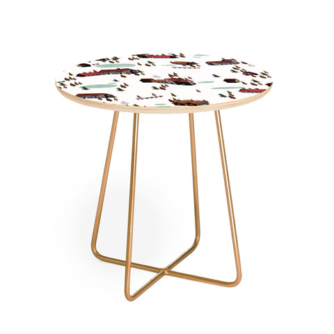 Francisco Fonseca winter village Round Side Table