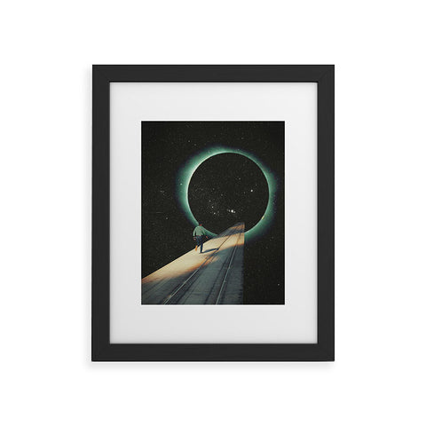 Frank Moth Escaping Into The Void Framed Art Print