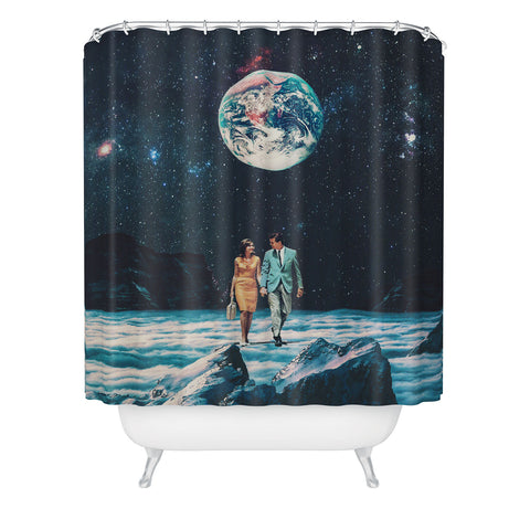 Frank Moth I promise You we will be Back Shower Curtain