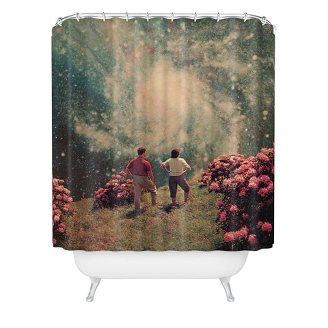 Frank Moth There Will Be Light In The End Shower Curtain