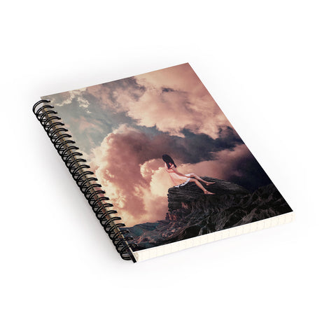 Frank Moth You Came From The Clouds Spiral Notebook