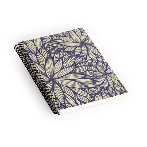 Gabi Blue Dahlia Spiral Notebook