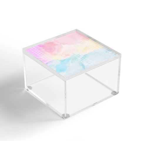 Gabi Pastel Rainbow Watercolor Acrylic Box
