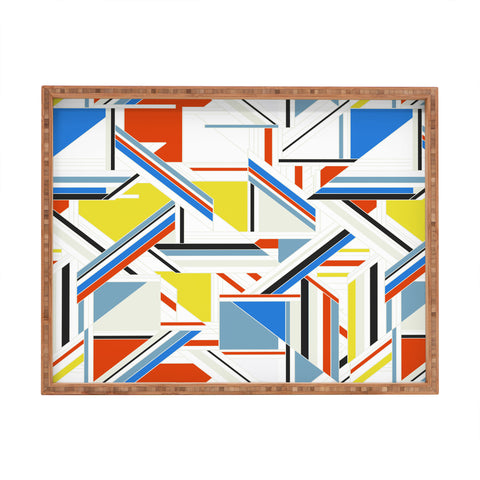Gabriela Fuente Bauhaus puzzle Rectangular Tray