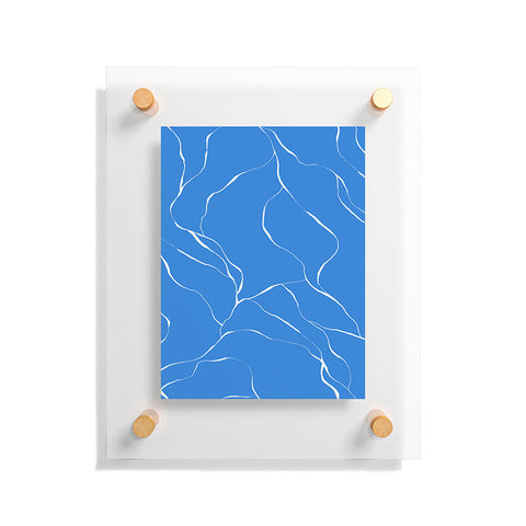 Gabriela Fuente blue line Floating Acrylic Print