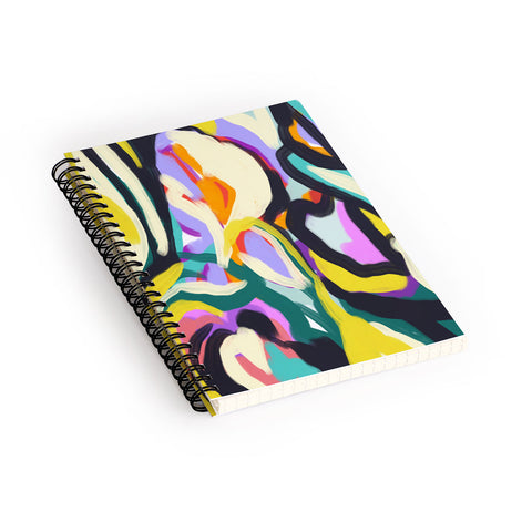 Gabriela Fuente Boho Paint Spiral Notebook