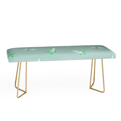 Gabriela Fuente Fly with me green Bench