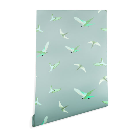 Gabriela Fuente Fly with me green Wallpaper