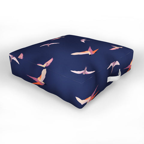 Gabriela Fuente Fly with me Outdoor Floor Cushion