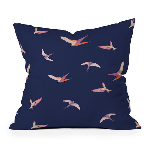 Gabriela Fuente Fly with me Throw Pillow