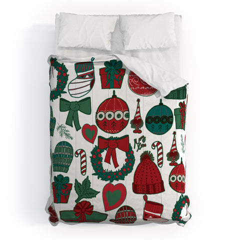 Gabriela Fuente Fun Christmas Comforter