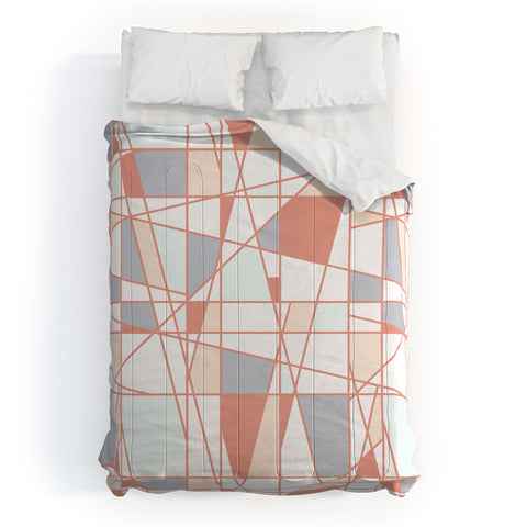 Gabriela Fuente Geometric Sketch Comforter