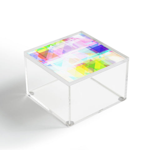 Gabriela Fuente geometric splash Acrylic Box